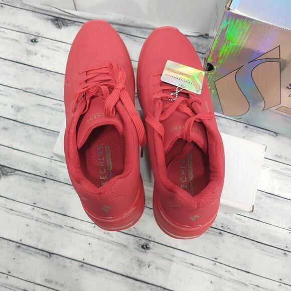 Skechers Million Air Elevated Air 155401 Red Sneaker Women’s SZ 9.5 New With Box - Picture 5 of 12